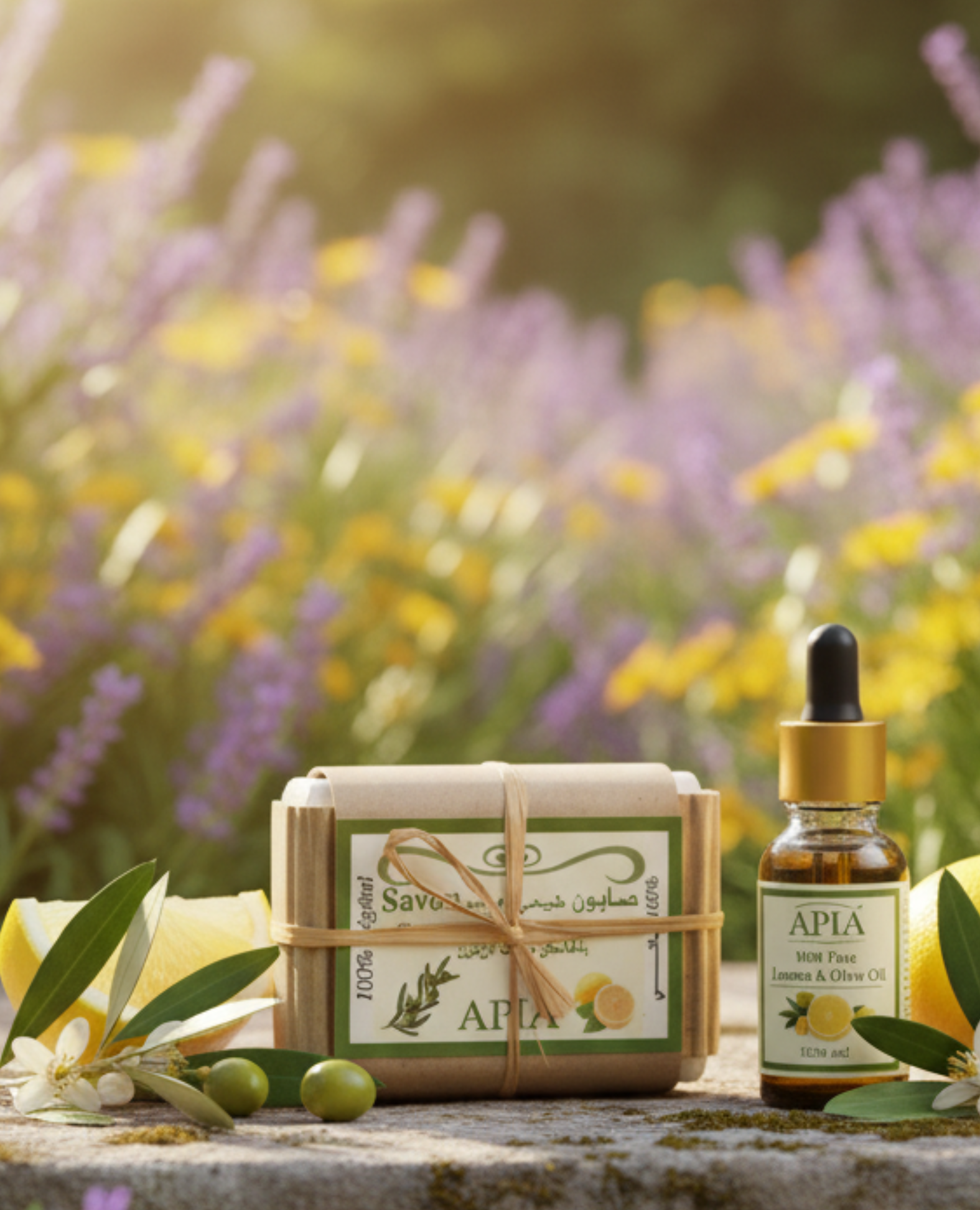 Savon Végétal - Citron & Huile d'Olive