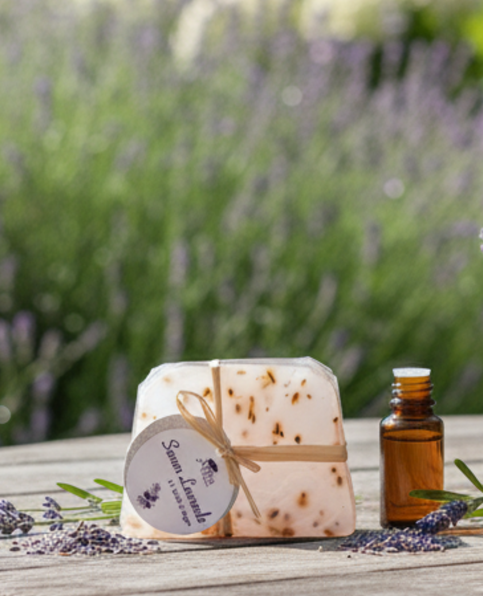 Savon À Couler Hydratant À L'huile D'argan - Lavande et Miel