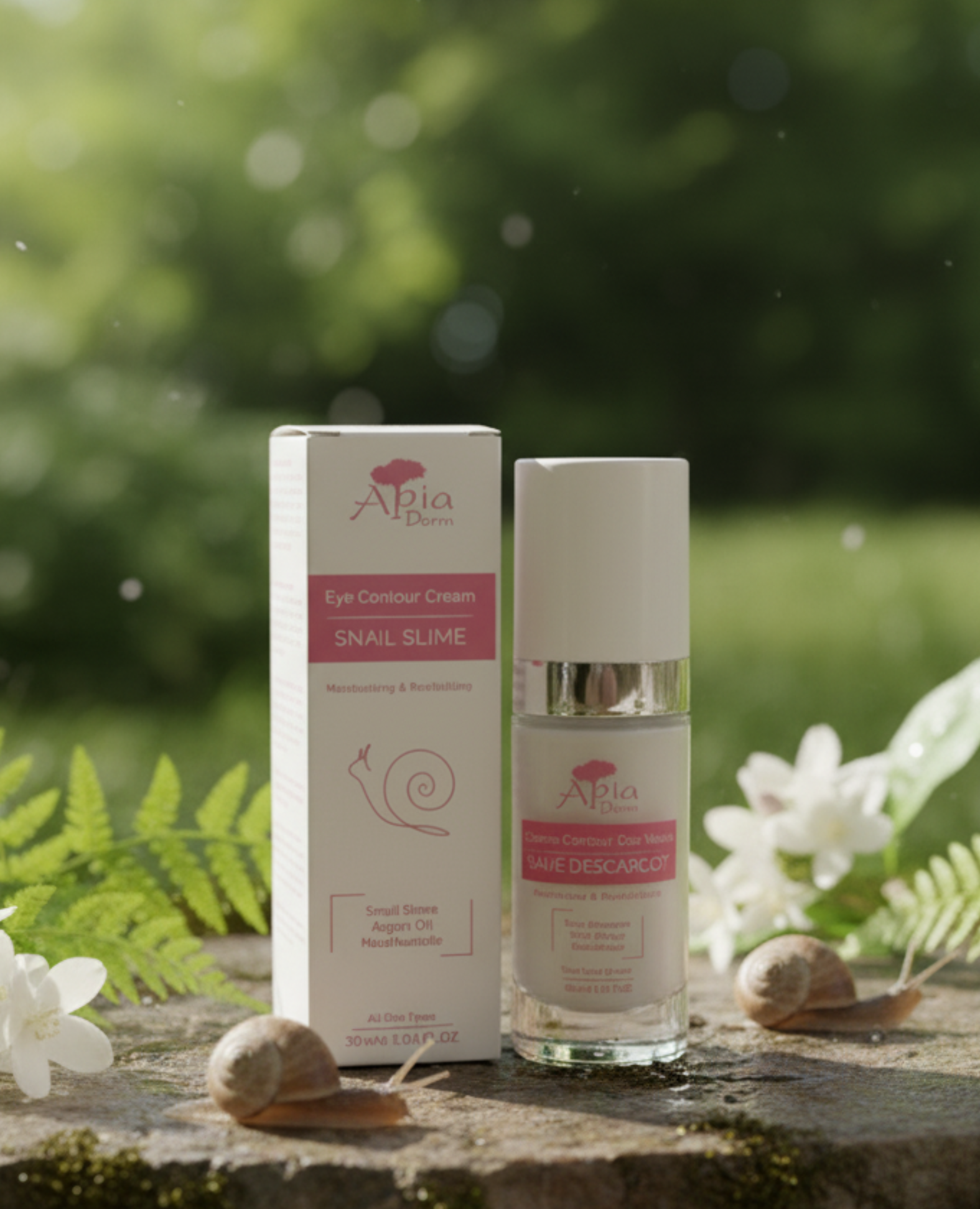 Crème contour des yeux à la bave d'escargot