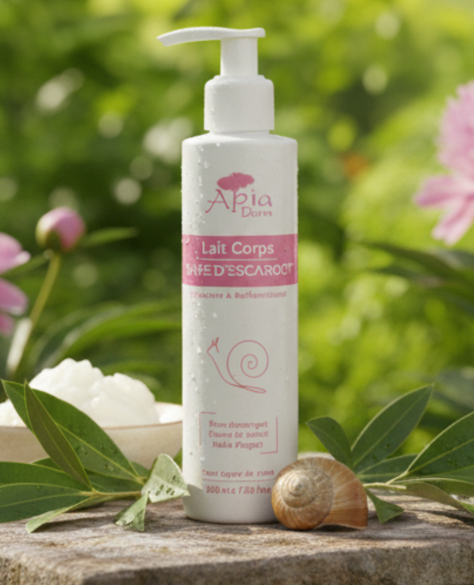 Lait corps à la bave d'escargot