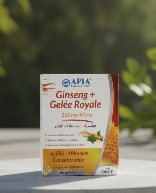 Ginseng + Gelée Royale 60 Gélules