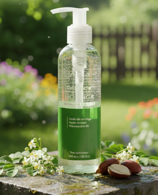 Gel douche à l’huile de moringa
