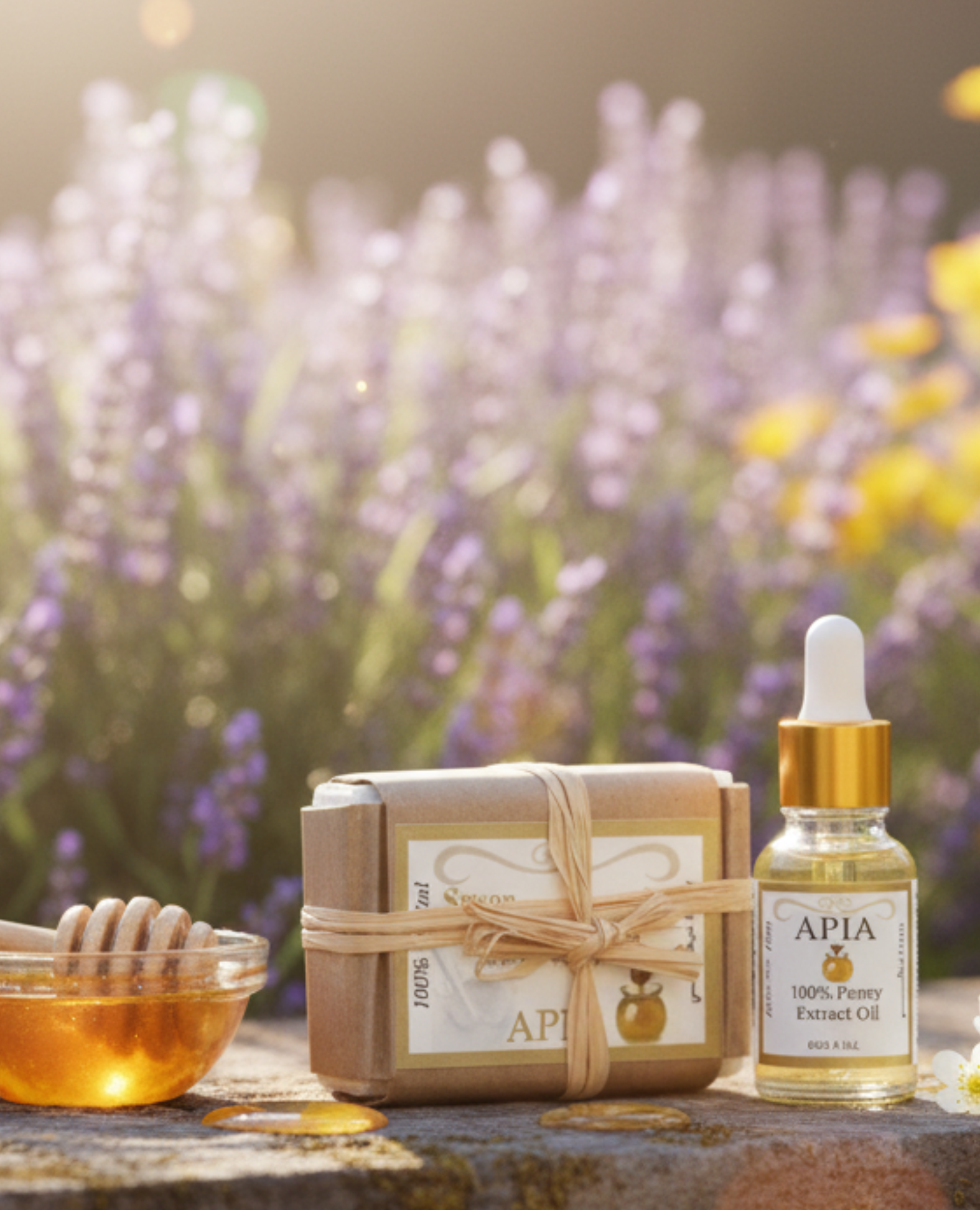 Savon Végétal - Miel, Lait & Argan