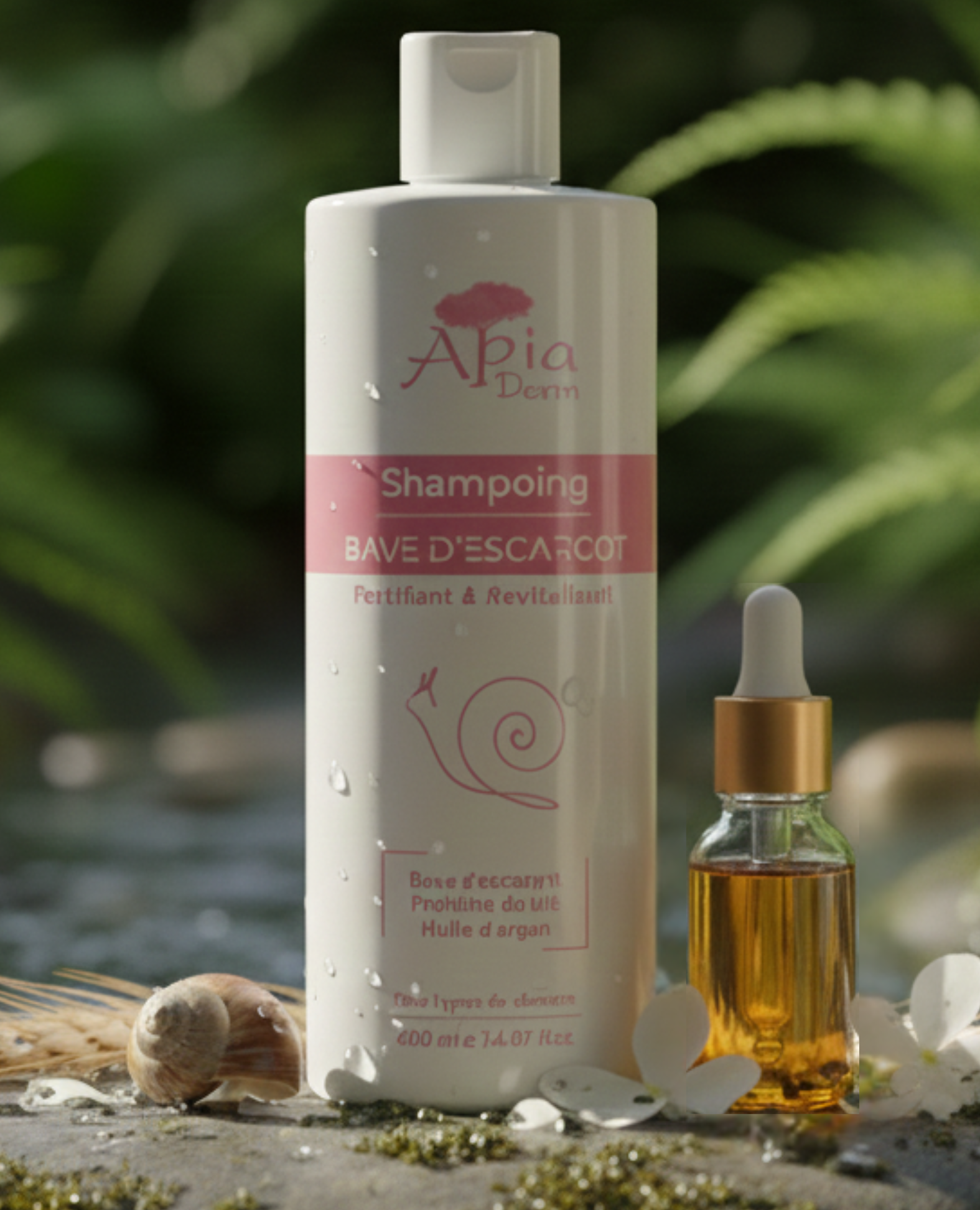 Shampoing à la bave d'escargot