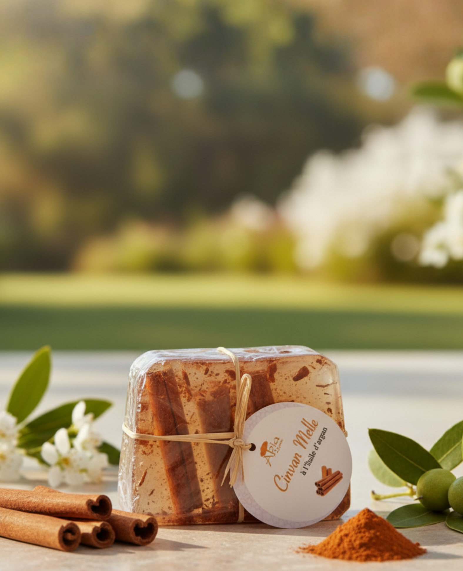 Savon À Couler Hydratant À L'huile D'argan - Cannelle et Argan