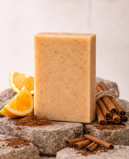Savon Artisanal-Orange & Cannelle