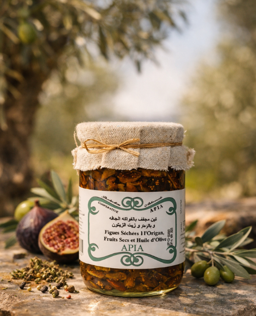 Figues, Huile D'Olive & Origan & Ail