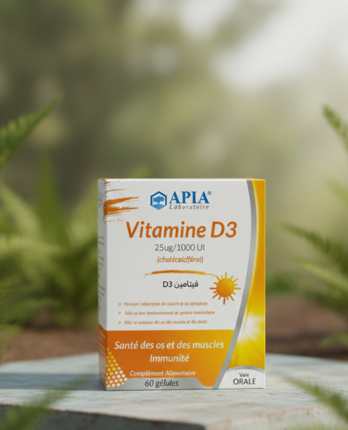 Vitamine D3 60 Gélules