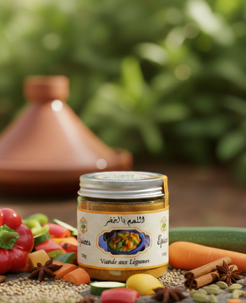 Épices Tagine Viandes aux Légumes