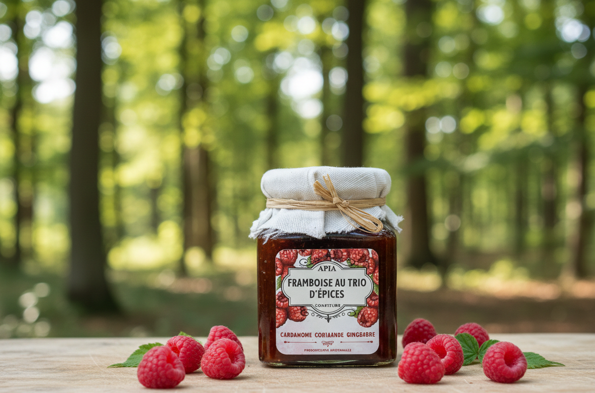 Confiture Framboise au Trio d'épices
