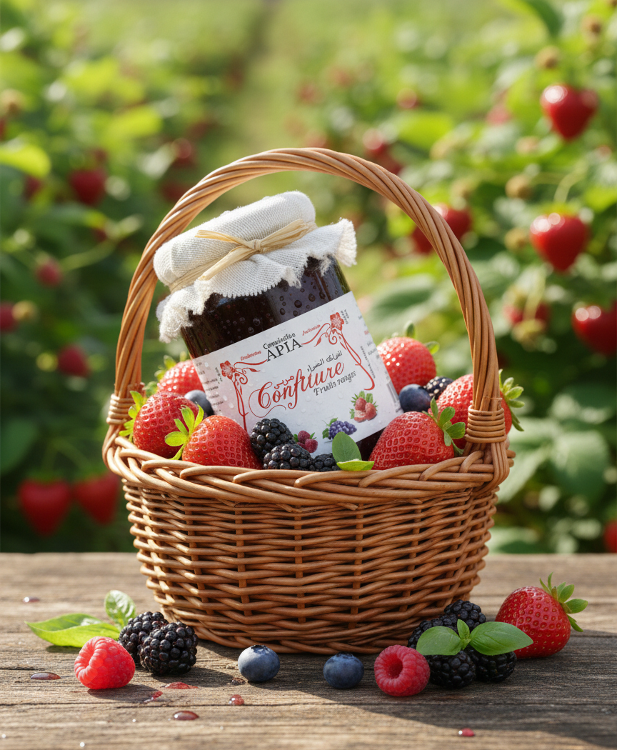 Confiture Fruits Rouges