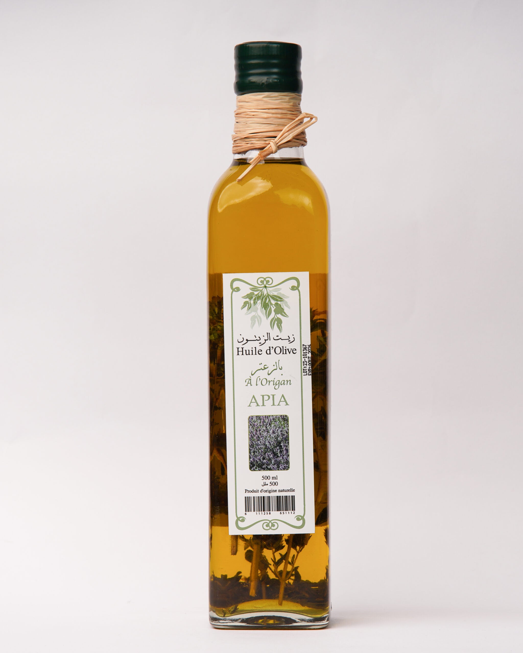 Huile D'Olive Extra-Vierge À L’Origan