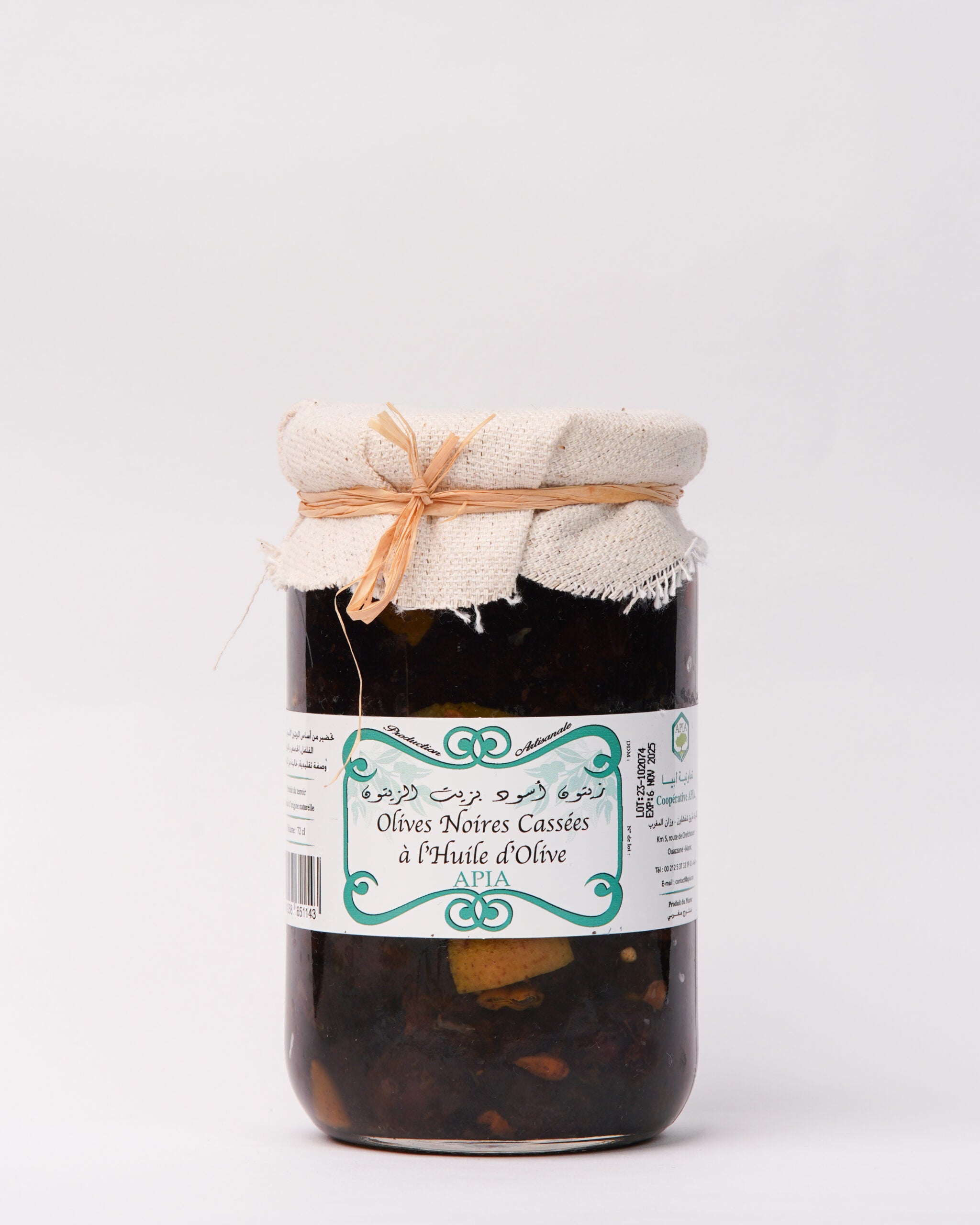 Olives Noires À L'Huile D'Olive