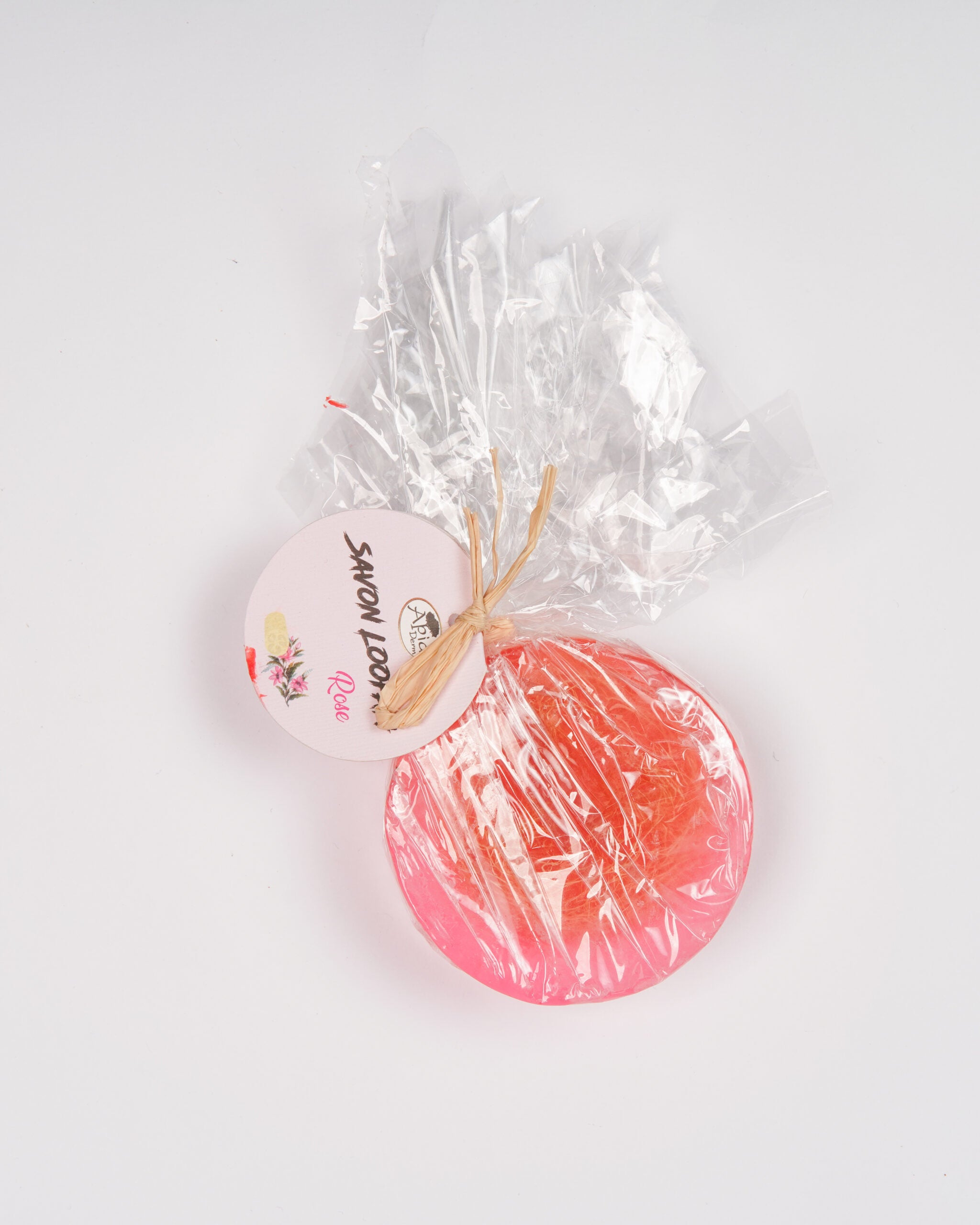 Savon Loofah à la Rose