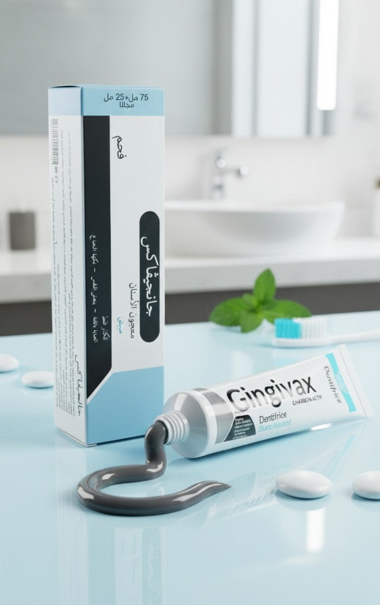 Dentifrice GINGIVAX - Blanchissant au charbon actif