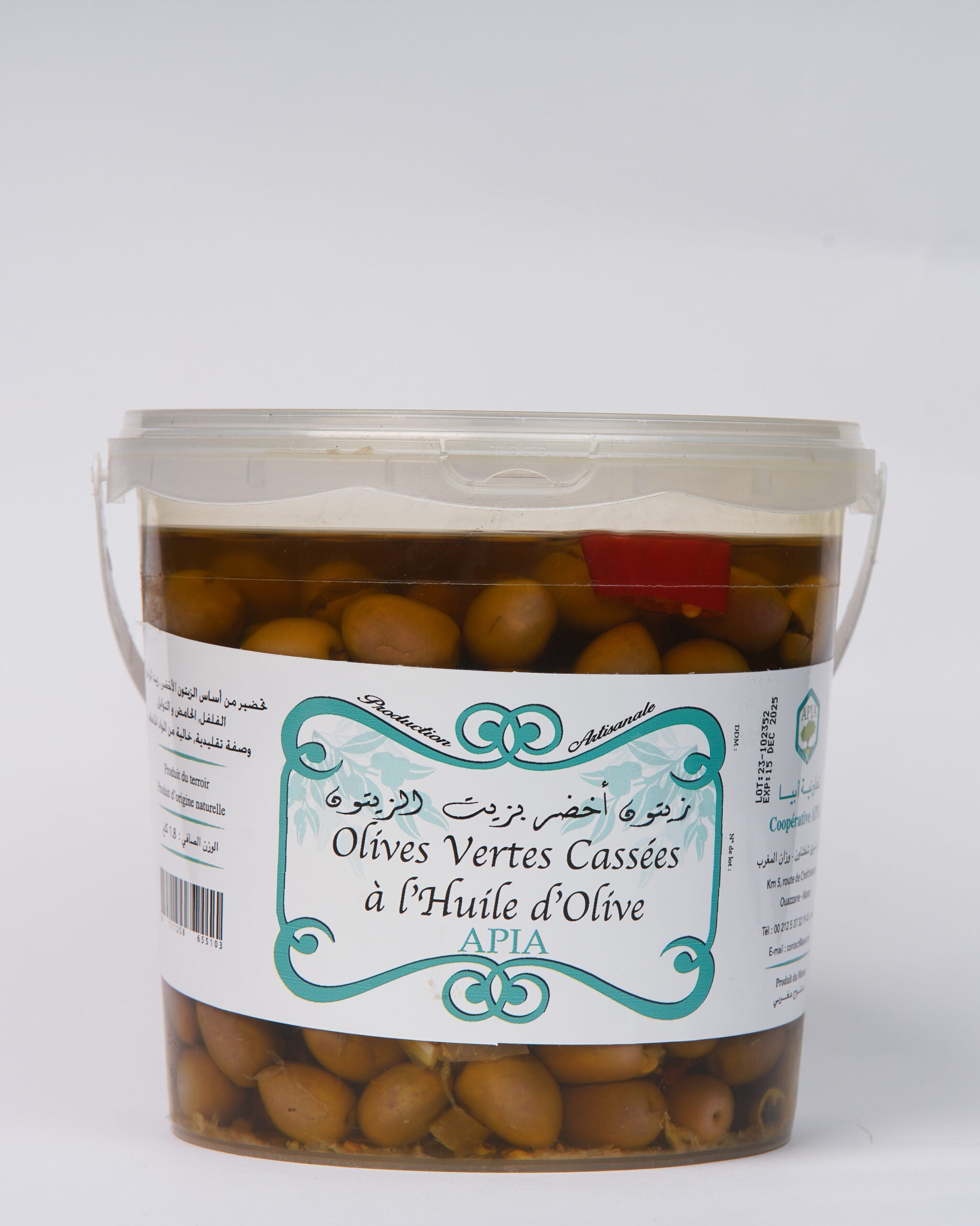 Olives Vertes À L'Huile D'Olive
